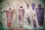 Horseshoe Canyon - Pictographs are over 9 feet tall