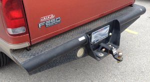 Ranch Hand back bumper with 12 inch drop
