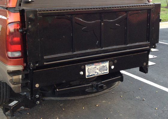completed lift gate