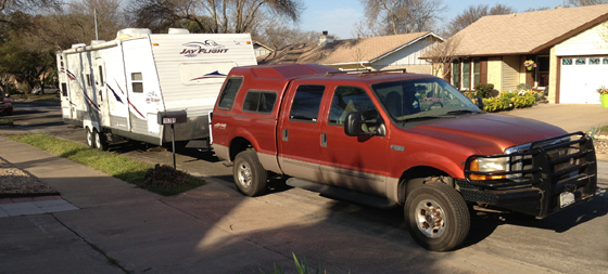 Bringing our Jayco 29FBS home