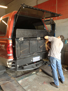mike welding gate flap