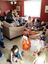 house full of friends