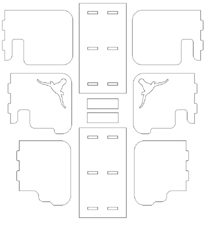 2D design for cutting