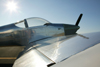 Aviation Photography - Airplane Wing and Cockpit